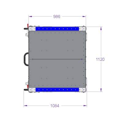 B Frame Engine Cart - 1120 x 980 mm