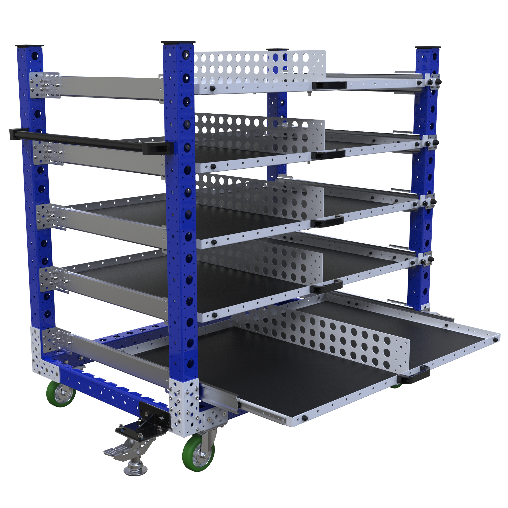 Extendable Shelf Cart - 910 x 1400 mm-1