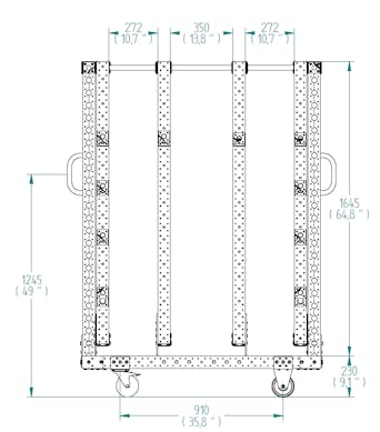 Schilderwagen – 1330 × 700 mm