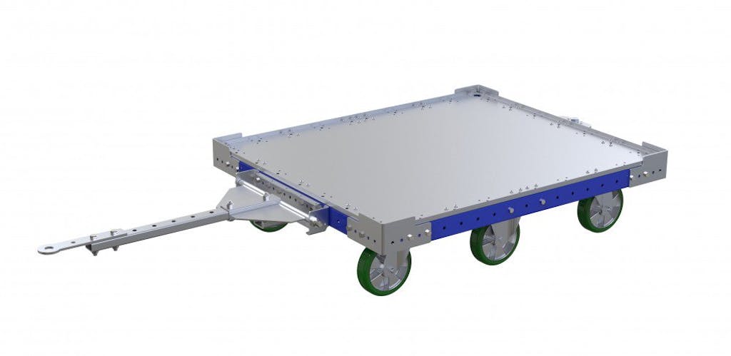 Carrito de Remolque FlexQube con enganche de remolque