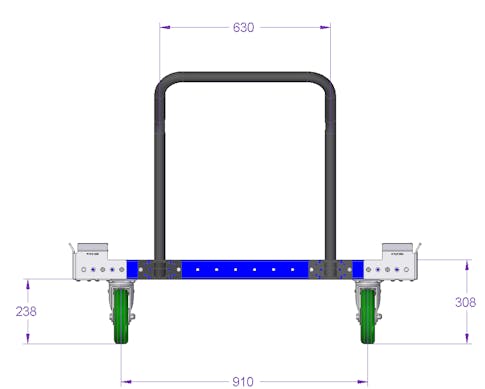 Container Cart - 1260 x 1260 mm