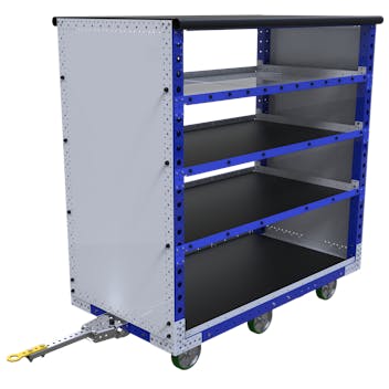 Flat Shelf Tugger Cart – 1750 x 910 mm