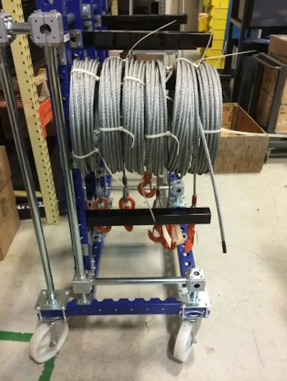 Tip Cart Rope Wire Rope Cart - 1 Side | FlexQube
