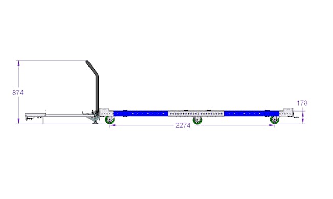 Base Cart for Racks – 2660 x 2310 mm